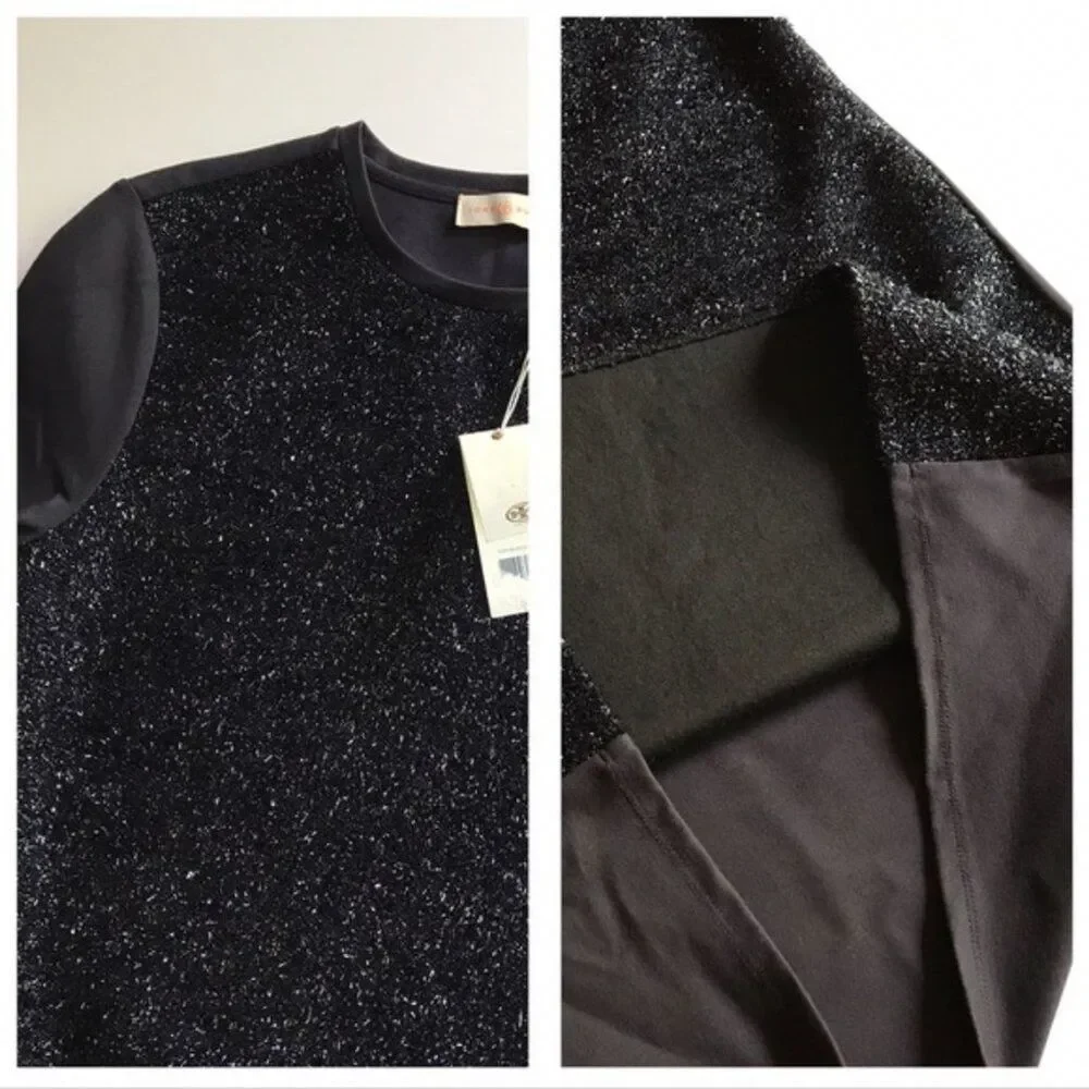 NWT. Tory Burch Metallic shift Dress . SZ XS